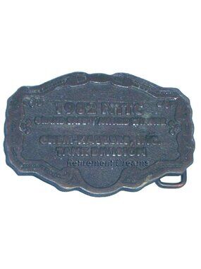 1982 NTTC Grand Safety Award Winners Belt Buckle By Hit Line USA Vintage
